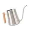 Indoor Watering Can Stainless Steel Wooden Handle Watering Pot with   Spout for House Plants Flowers Succulents Bonsai 1L