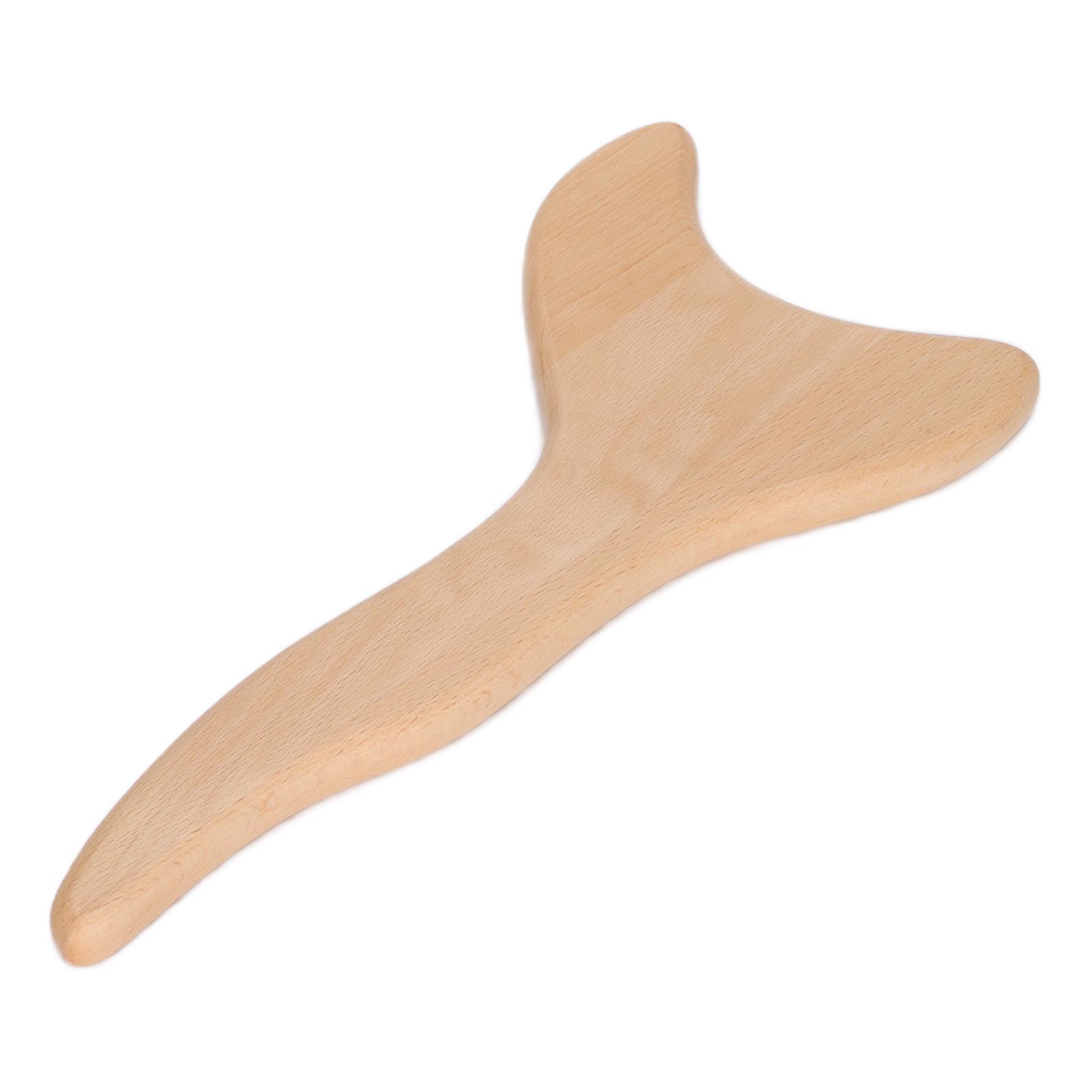 

Буковая скребковая доска Изысканный деревянный инструмент для массажа гуаша для шеи, тела, меридианов