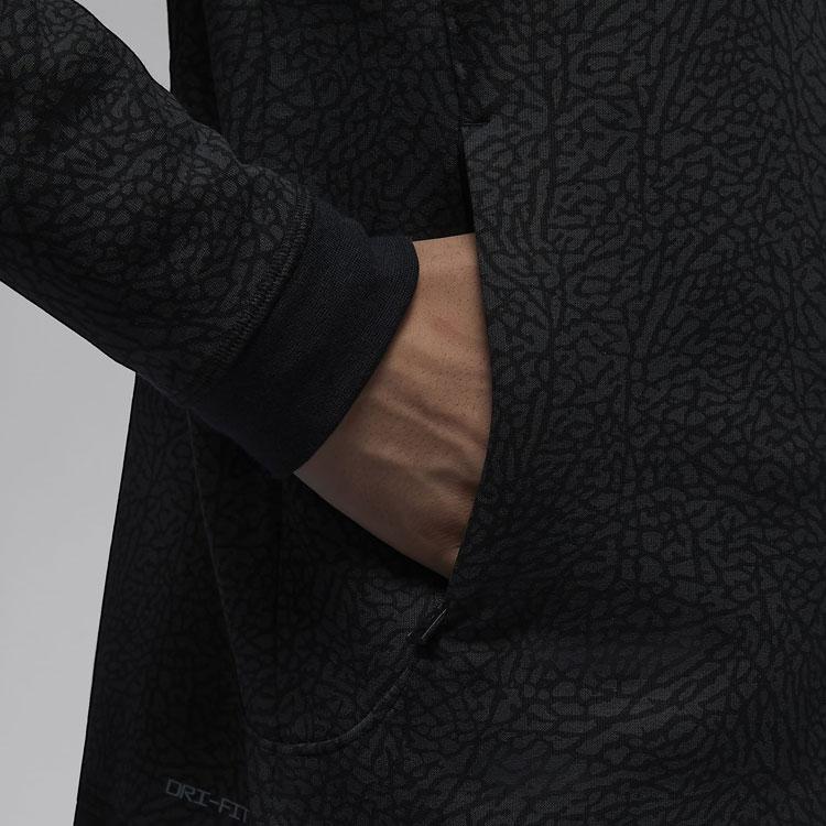 Nike Patterned Full Print Hoodie Men Hoodies Black FD8120-010