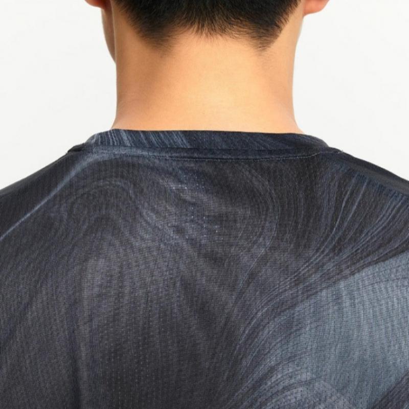 New Balance Eqs Nbnee4p141 17 Men Athletics Print Running Short Sleeve Tee