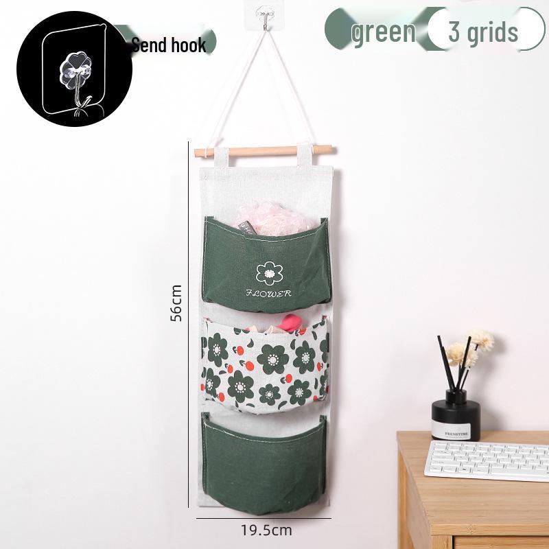 Тканевый настенный органайзер для прихожей: Подвесная сумка для телефона и мелочей