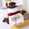 Pet Cat Dog Snowman Costume Dress Up Clothes Pet Photo Props Supplies For Halloween Christmas Party