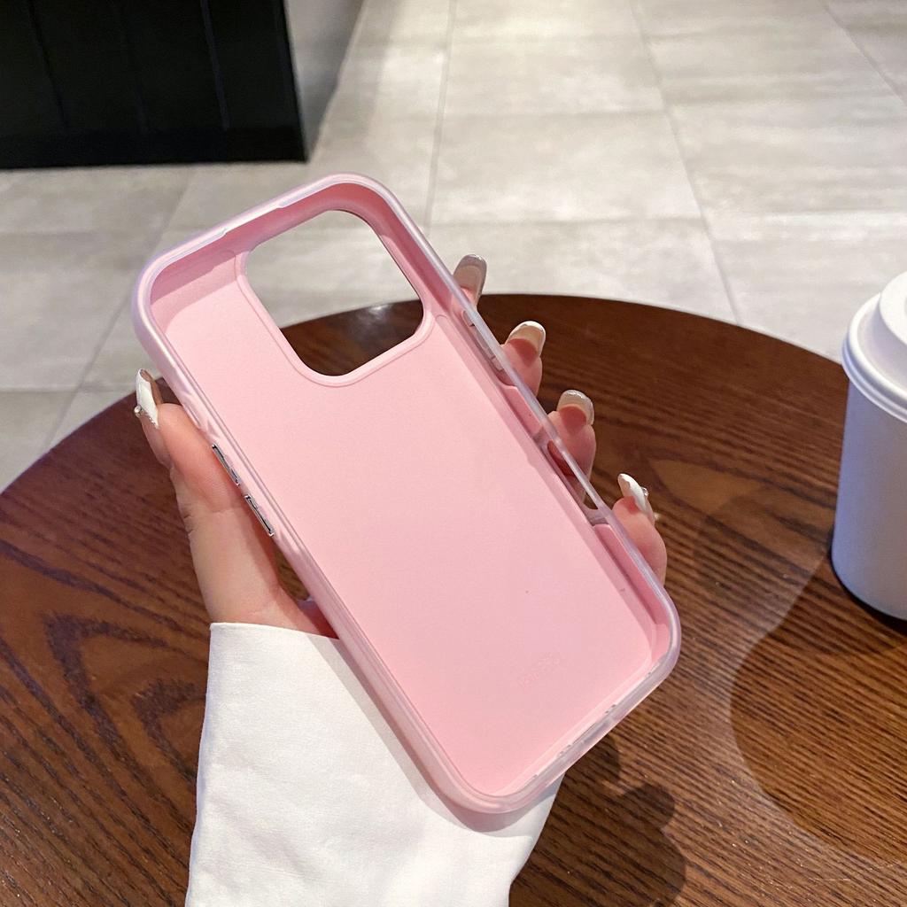 [2-in-1 skin feeling corrugated pattern magnetic attraction] Suitable for Apple 16E/16PRO mobile phone case skin feeling 15PROMAX