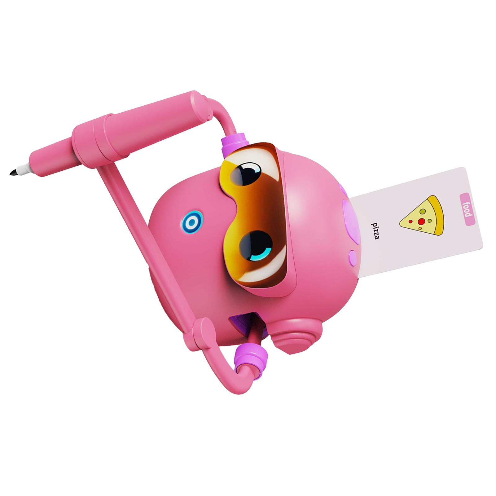 

Робот для малювання Рання освітня автоматична іграшка для навчання малюванню зі 100 картками та кольоровими фломастерами для дітей