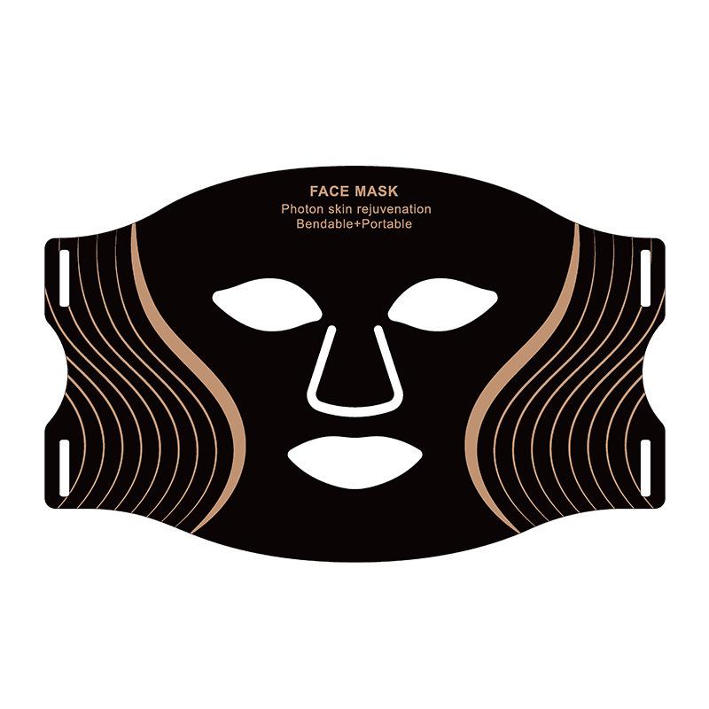 Masque Facial Photonique LED Sept Couleurs - Appareil de Beauté Lumière Rouge pour Soin de la Peau à Domicile