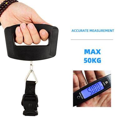 Bilancia portatile da 50 kg/110 libbre Bilancia portatile Bilancia digitale LCD Bilancia tascabile elettronica Bilancia portatile sospesa