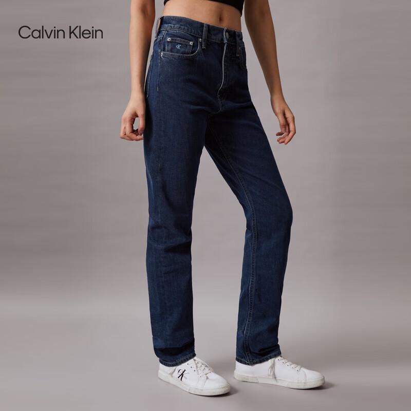 Calvin Klein Jeans Women's Slim Straight Washed Denim Jeans