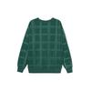 Nike Solid Checkered Skateboard Crew Neck Sweatshirt Men Tops Green DA4260-333