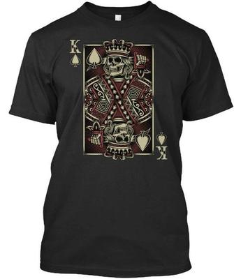 Poker King Funny Holdem T Shirt Made In the USA Size S To 5XL