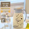 Large Capacity Dormitory Kettle: Glass Liner Thermos for Students