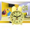 Cute cartoon rabbit piglet alarm clock living room study pendulum clock home children student scan mute alarm clock