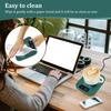 Mug Warmer Portable Cup Warmer Fast and Even Heating Electric Coffee Warmer with US Cable Plug Thermostat Coffee Cup Heater for