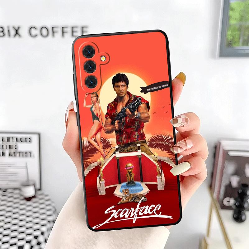 Scarface 1983 Al Pacino Soft Phone Case for Samsung A17 A37 A57 A16 A26 A36 A56 A15 A25 A35 A55 A14 A24 A34 A54 A13 A23 A33 A53