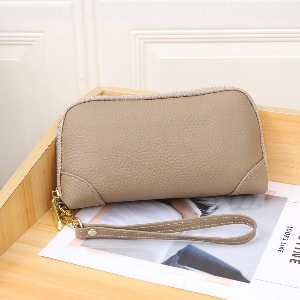 Cowhide Niche Light Luxury Bag Versatile Women's Bag Hand Grab Handbag Simple Women's Mobile Phone Change Bag
