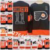 Philadelphia Flyers NHL Hockey Jersey 11 Travis Konecny Fan Replica Ice Uniform Men Women
