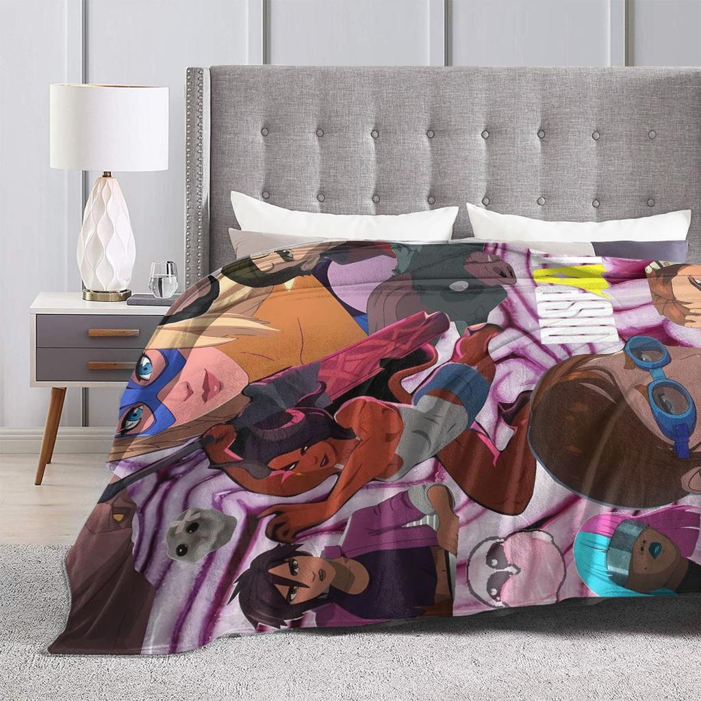 Dispatch Game Flannel Blankets Winter Warm Soft Throw Blanket for Kids Living Room Novelty Bedspread Sofa Bed Cover