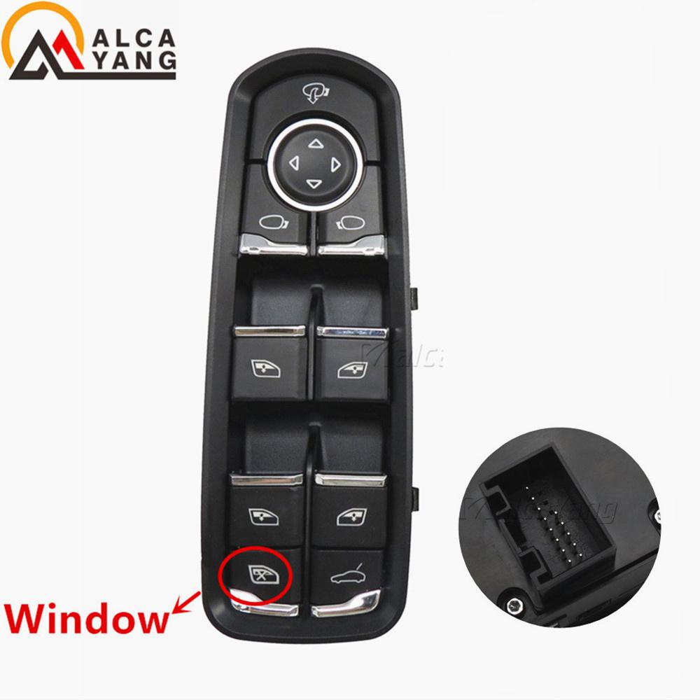Malcayang Front Door Window Switch For Porsche For Panamera For Cayenne Macan 7PP959858RDML 7PP959858MDML