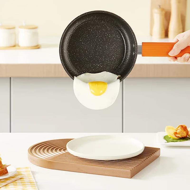 DESLON Orange Eisen Kochgeschirrset