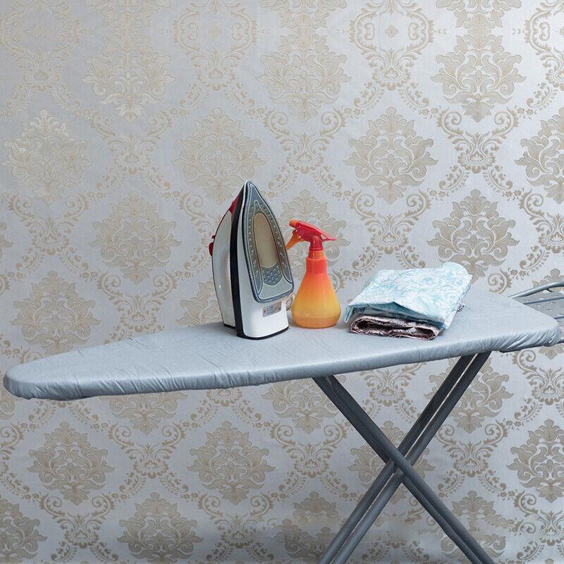 

Universal Silver Coated Padded Ironing Board Cover Heavy Heat Reflective Scorch Resistant 130X50cm/120X37cm 120x37cm