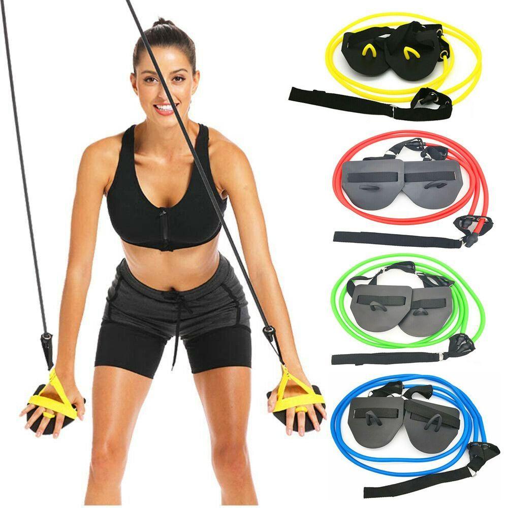 Trainer Outdoor Gym Hand Webbed Paddle Resistance Bands Professional Freestyle Swimming Arm