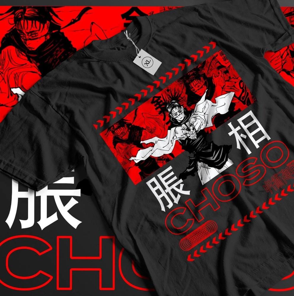 

Anime Jujutsu Kaisen Choso Bloody Black T-Shirt Unisex T-Shirt XXXXL