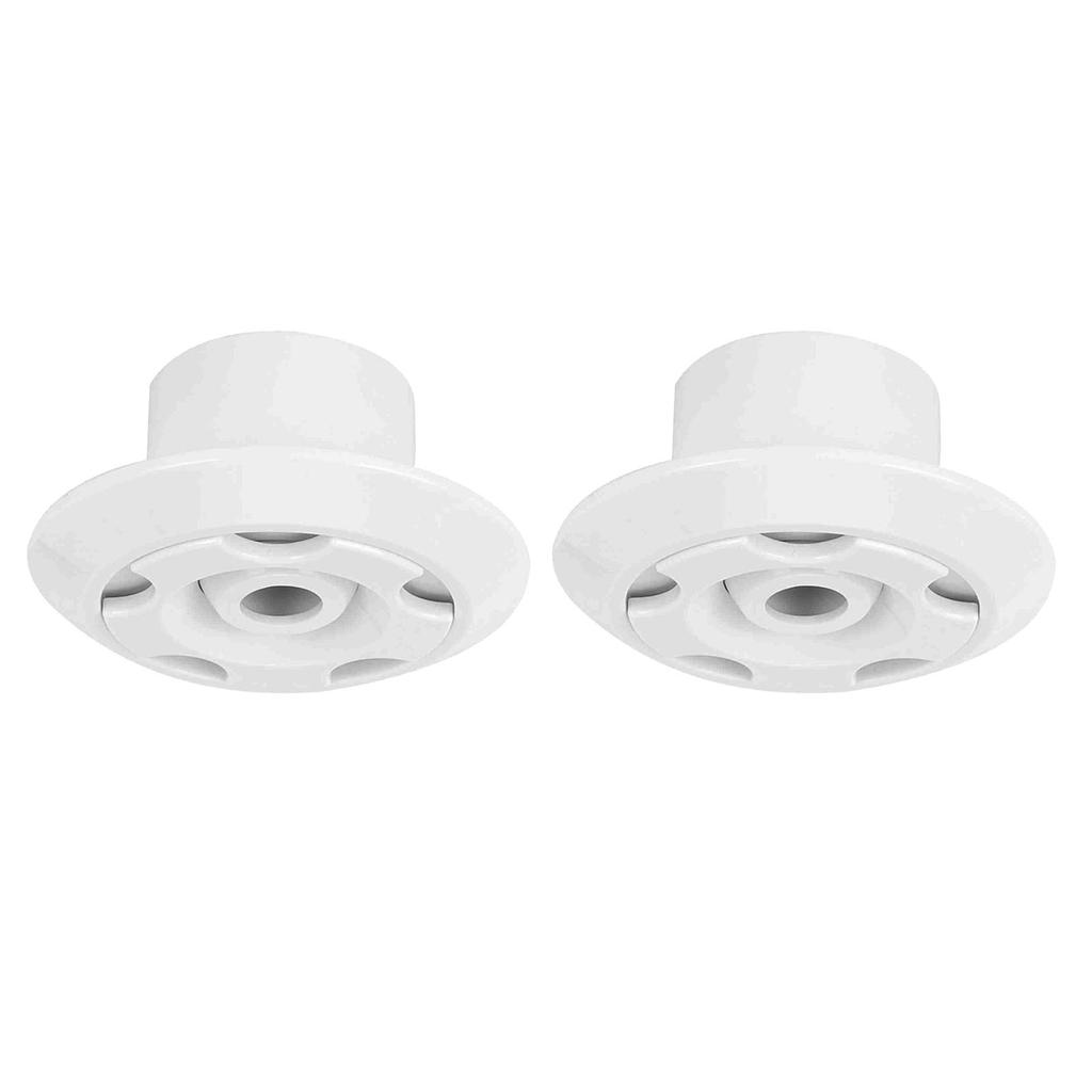 2PCS Pool Jet Nozzle 2 Inch 360 Degrees Rotating Adjustable Massage Water Outlet Nozzle for Spa Swimming Pool