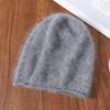 Furry Knit Cap Warm Knit Wool Hat Warm Ski Hat Chic Winter Beanie For Ski Slopes Outdoor Ski