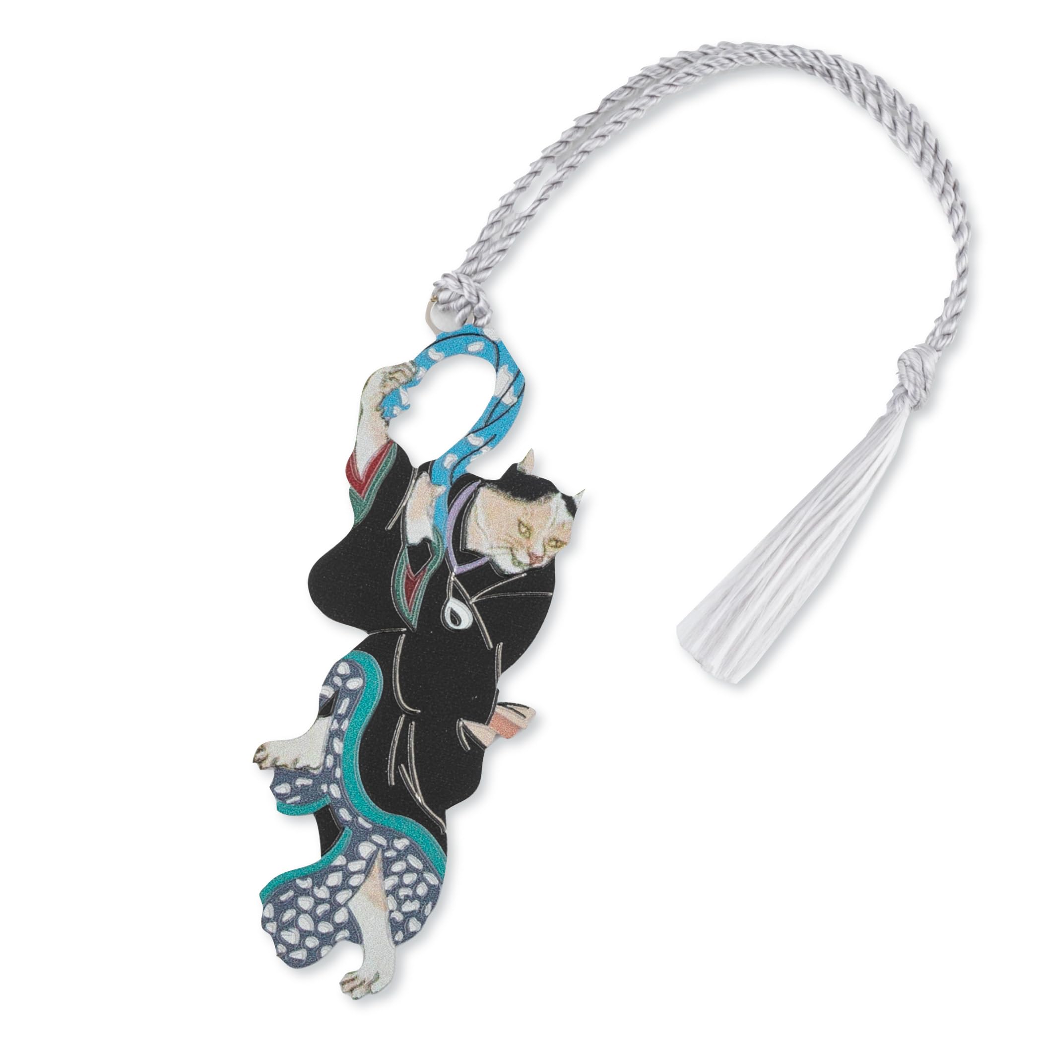 

Металлическая закладка Entropy Design Гейша Кошка Утагава Куниёси Модная кошка Сделано из японского Японский сувенир (Танцы - Игрушка) Металл, Небьющийся,