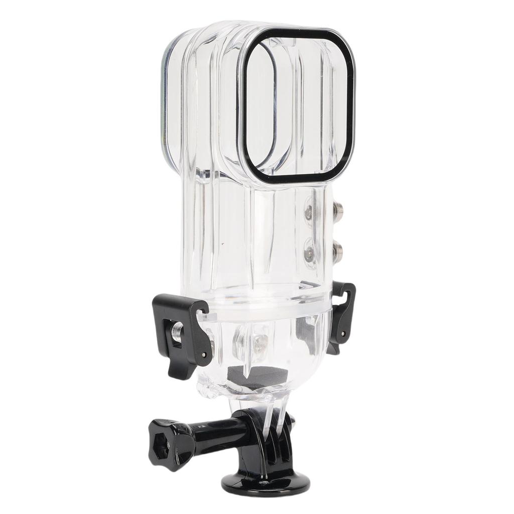 Tauchgehäuse passend für Insta360 X3 Action-Kamera, 45 m regendicht, PC/PMMA-Kameraschutz, Unterwasser-Tauchgehäuse