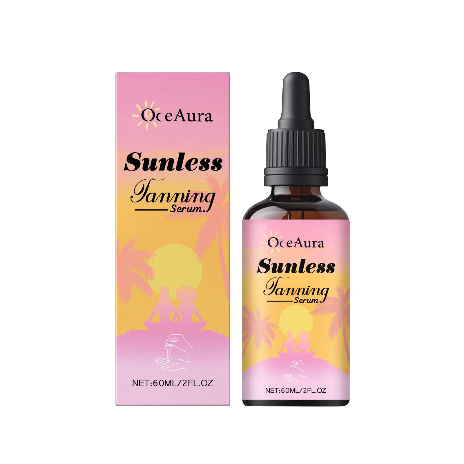 

OceAura Tanning Serum Outdoor Gentle Moisturizing Sunless Tanning Wheat Brightening Skin Serum