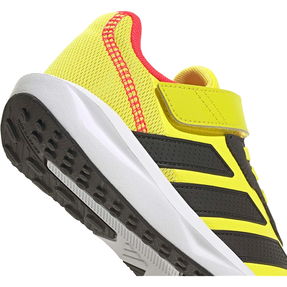Adidas Faito EL Kids Sneakers Unisex Shock Yellow/Core Black/Lucid Red 24.5 cm