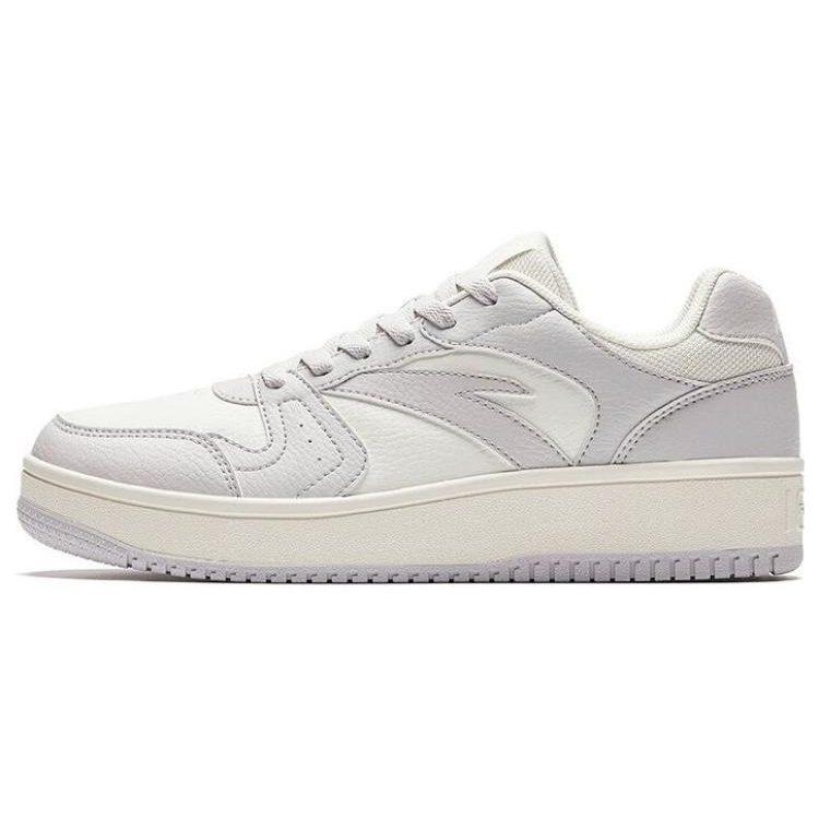 Anta Slip Resistant Low top Skateboard Shoes Men's White Gray 912348068-6