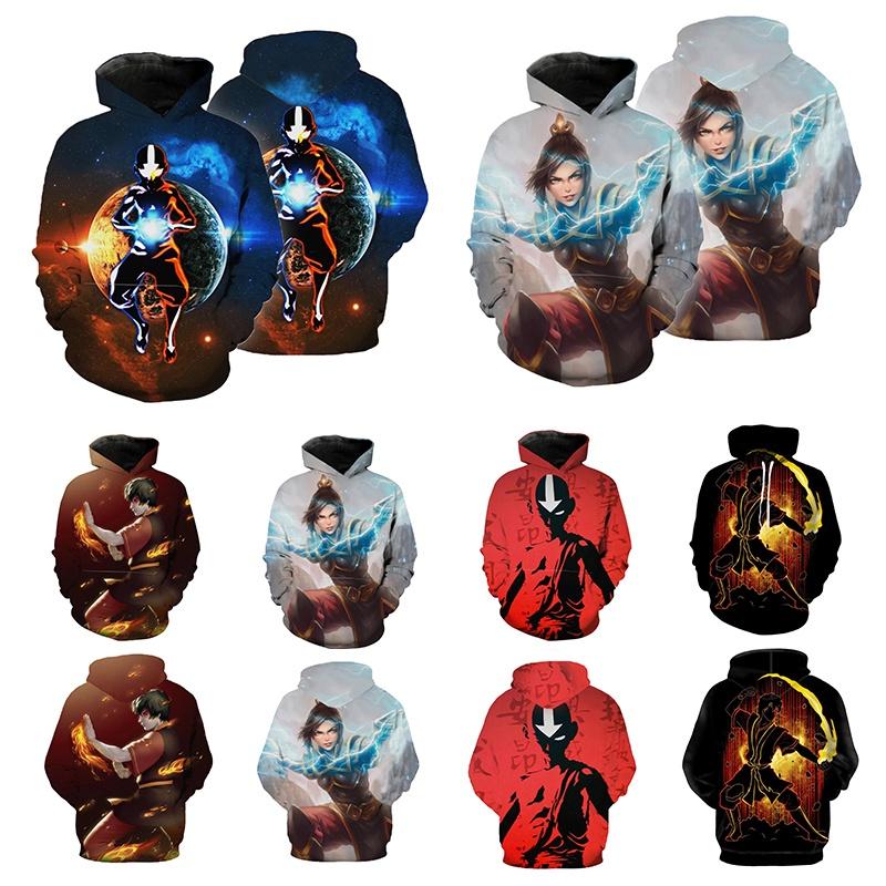 Avatar Hoodie Cosplay Costume Man Women Anime Jackets Casual