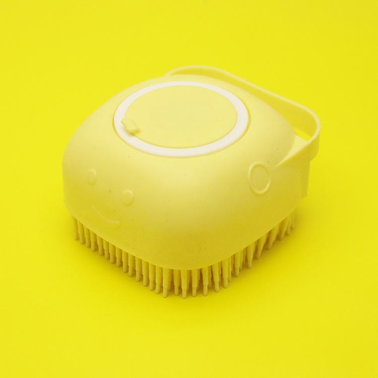 Silicone Portable Bath Brush for Pets & Humans: Shampoo, Clean, and Massage