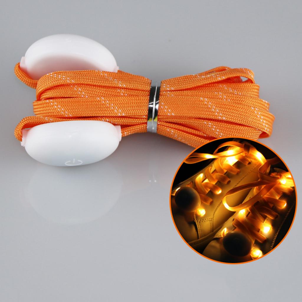 LED Light Up Shoe Laces Glow Shoe Strings Flash Light Shoelaces Running, Dancing, Party Decor