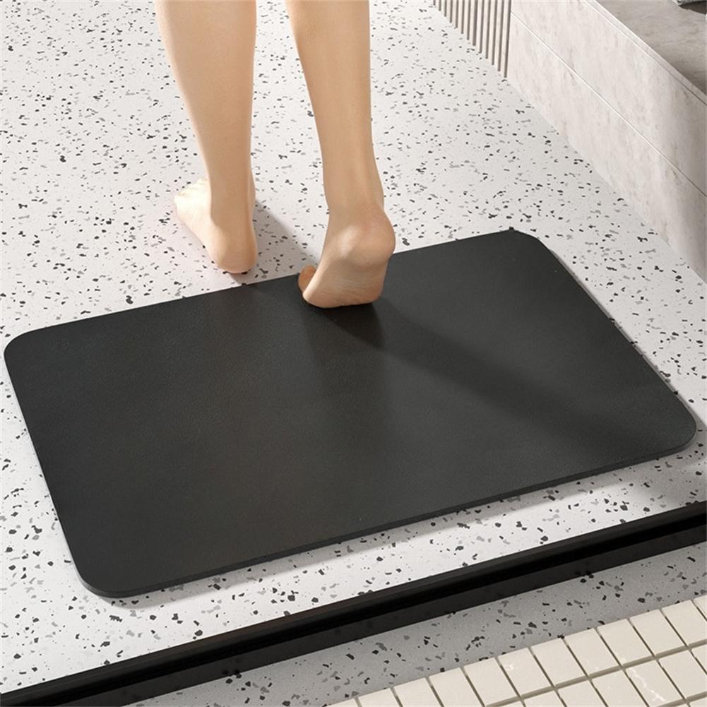 Quick Dry Diatomite Bath Mat PU Non Slip Floor Rug 60x40CM Bath Mat