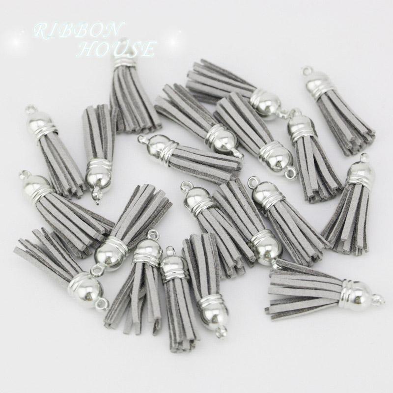 (20 pcs/lot) Tassel Vintage Leather Tassels Fringe for Purl Macrame DIY Jewelry Keychain Cellphone Straps Pendant