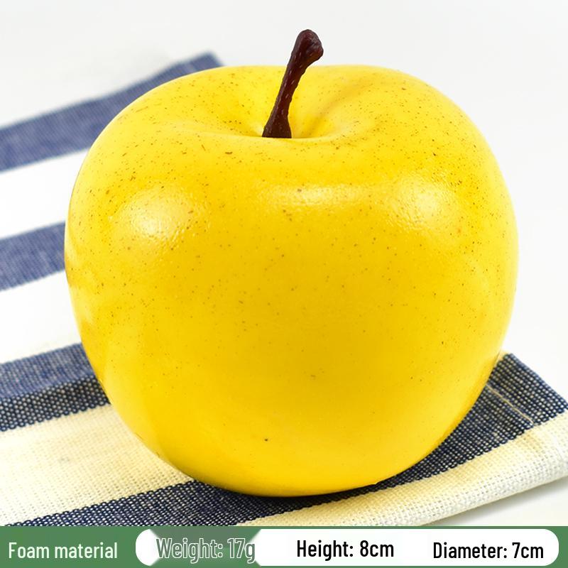 Red Delicious Artificial Apple Ornament for Decorations