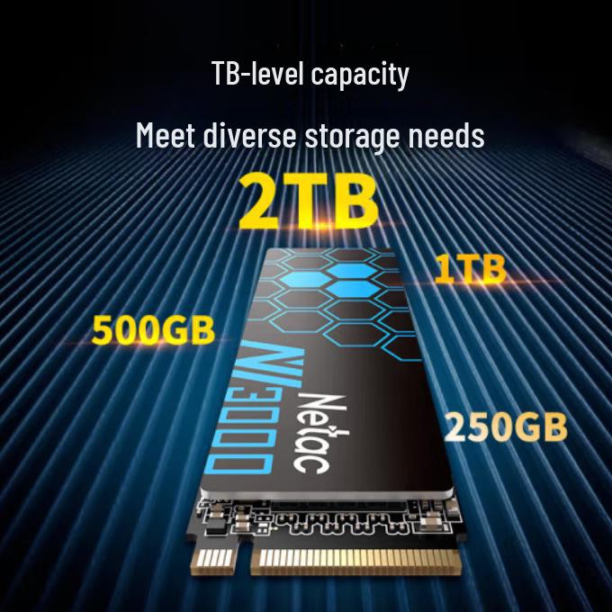 Netac 512GB NVMe M.2 SSD NV3000A, 3300MB/s Read Speed
