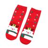 Cute Cartoon Mid-calf Cotton Socks With Christmas Elk Snowman And Sock Patterns