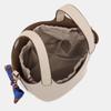 Litschi-Muster Tragetasche Große Kapazität Schulter-/Umhängetasche Schleifenschnalle Detail Alltag PU Mode Handtasche für Damen