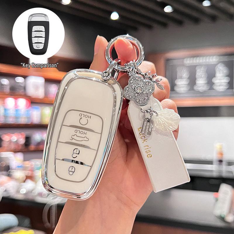 High-End Key Cover for Hongqi Models: HS3, HS5, HS7, H5, H6, H9, EQM5, HQ9