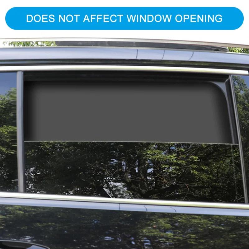Magnetic Car Sunshade Anti-UV Curtain Car Side Window Foldable Mesh Summer Protection Privacy Sun Visor for Car Accessories