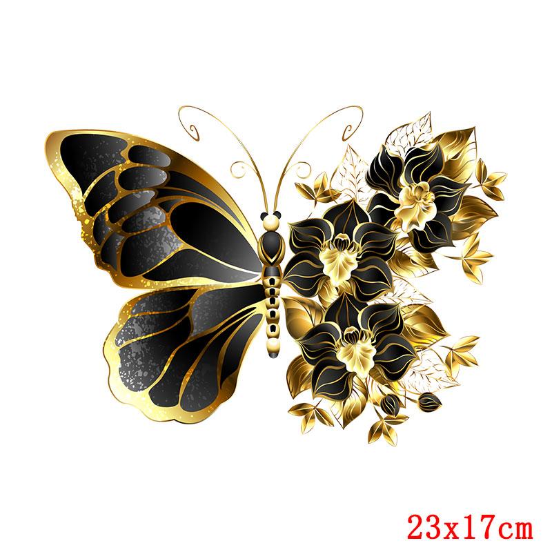 Cartoon Animal Applique Iron On Transfer Funny Pumpkin Heat Transfer Patch For Clothes Hippie Cat Thermal Stickers On Clothes