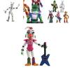 Five Nights At Freddy's Security Breach 5pcs Light-up Action Figures For Kids' Playtime