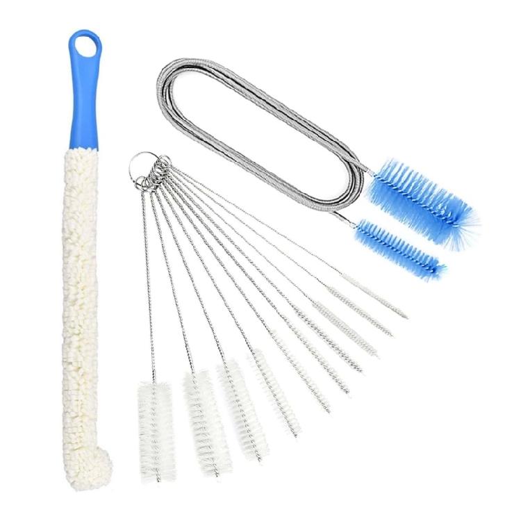 

12PCS Professional Drain Cleaning Brushes Rustproof Design With Nylon Bristles For Kitchen Sink Pipes Bathroom Drains 1