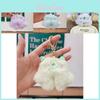 Delightful Mini Plush Monster Keychain Features Short Plush Material Available In Multiple Colors