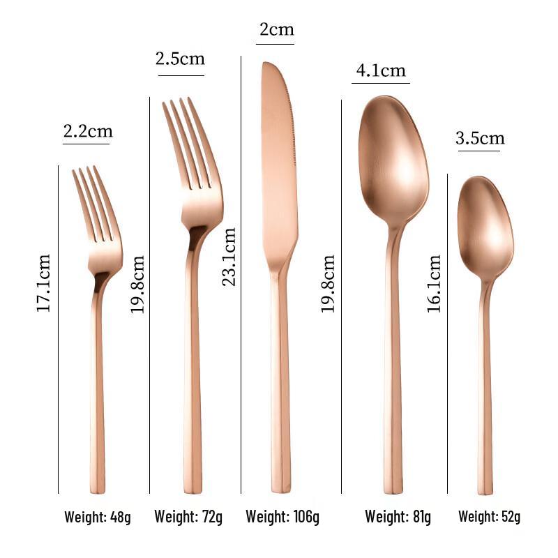 Abay Stainless Steel Steak Cutlery Set