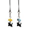 Multipurpose Handmade Beaded Cats Charm Lovely Phone Strap Stylish Accessory Portable for Fashionable Decoration