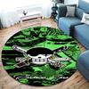 One Piece Straw Hat Pirates Round Area Rug Carpet Rug For Living Room Bedroom Sofa Playroom Decor Nonslip Floor Mat